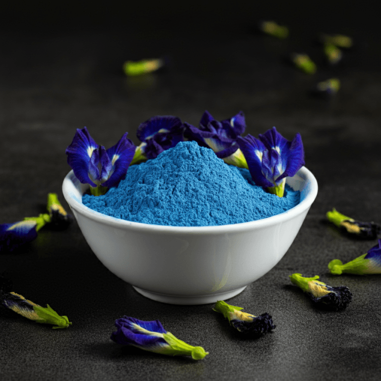 blue butterfly tea powder